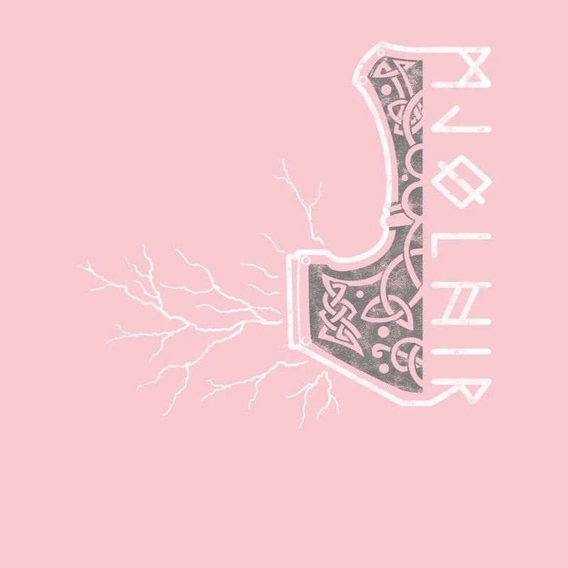 Der Hammer von Thor mit Blitzen - Mjölnir