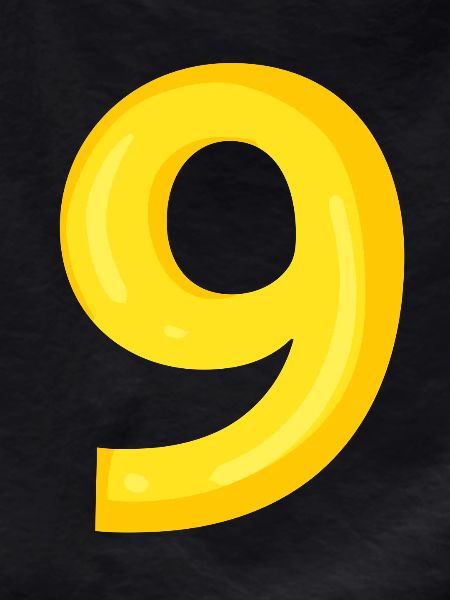 9 yellow