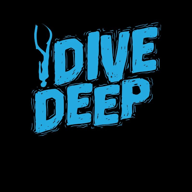 Apnea Diver Dive Deep