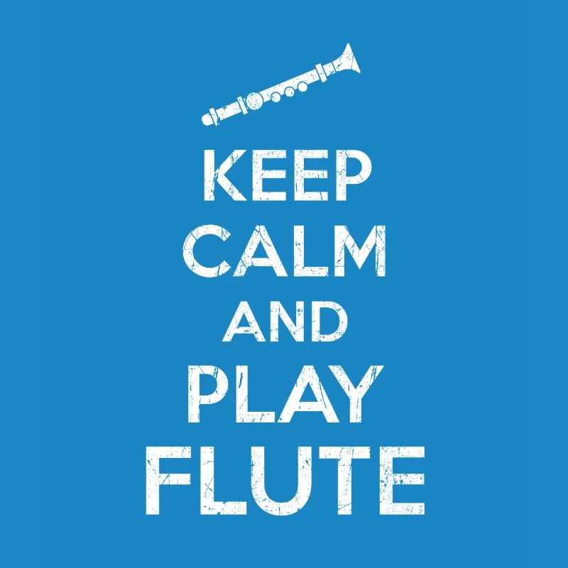 Flûte Keep Calm Sort