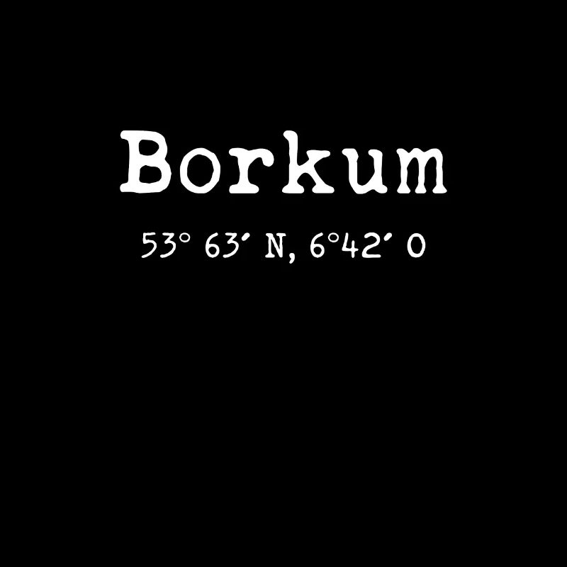 Borkum coordonnées île de la mer du Nord