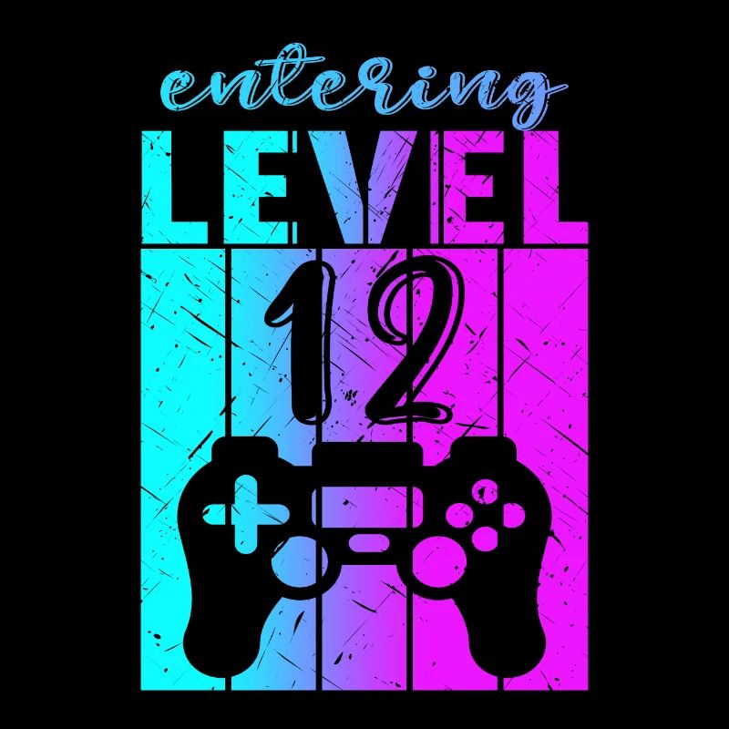Level 12 Gaming Controller 12 anniversaire