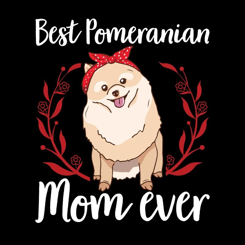 Zwergspitz Pomeranian Mom Hundebesitzer Geschenk