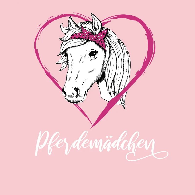Pferdemädchen Pferde Herz Geschenkidee