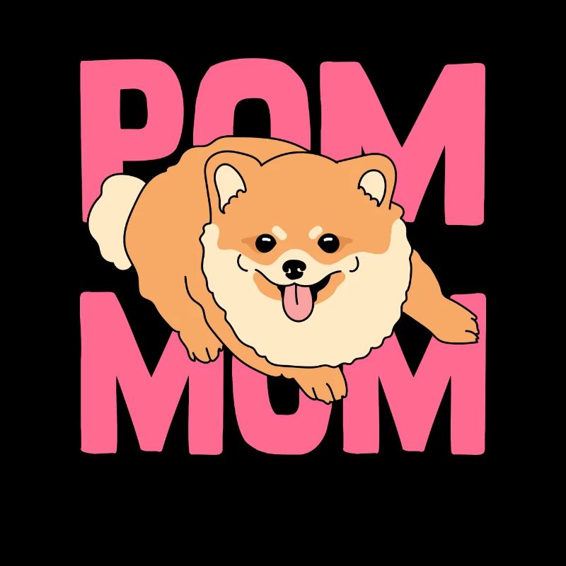 Zwergspitz Pomeranian Pom Mom Dog Gift