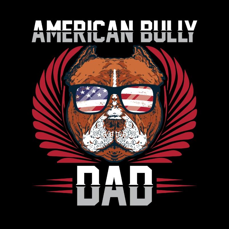 American Bully Dad Hundebesitzer | Hunde Geschenk