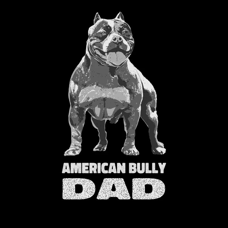 American Bully Dad Hunde Hundebesitzer Geschenk