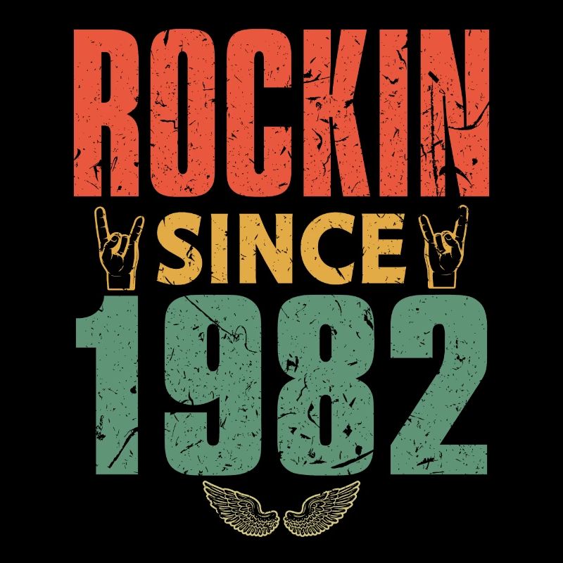 Anniversaire 1982 Sort rock