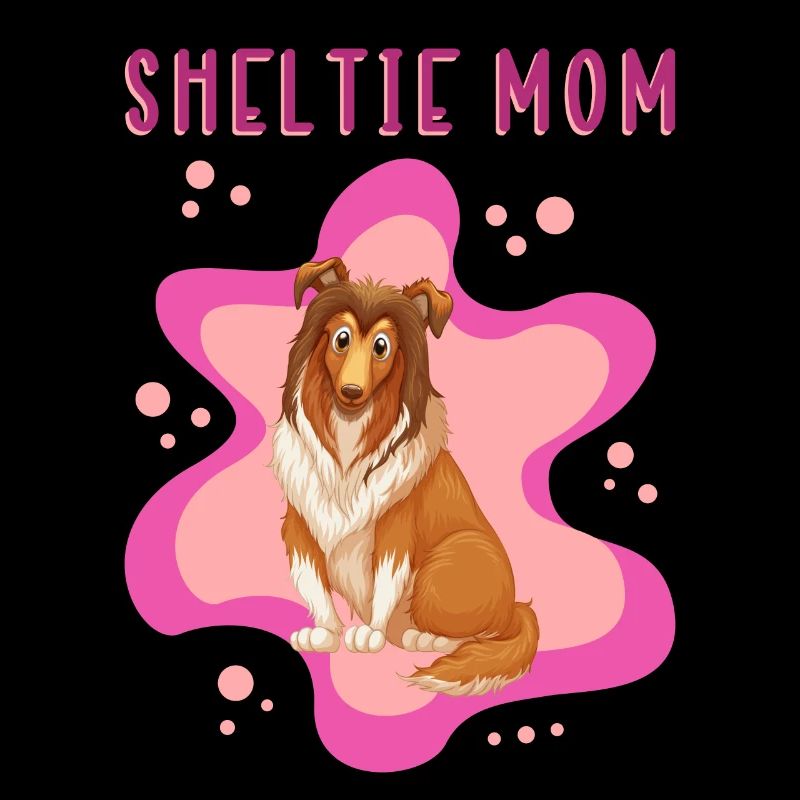 Cadeau de maman de chien de berger de Shetland de maman de Sheltie