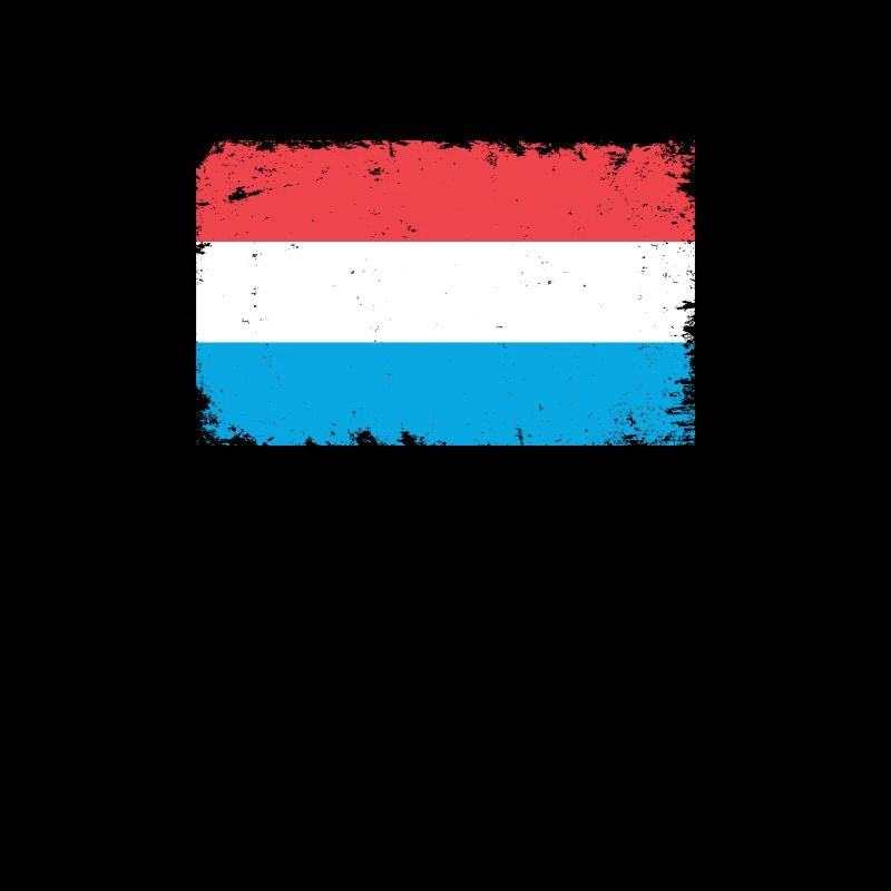 Luxembourg Herzschlag Flagge Vintage Luxembourg