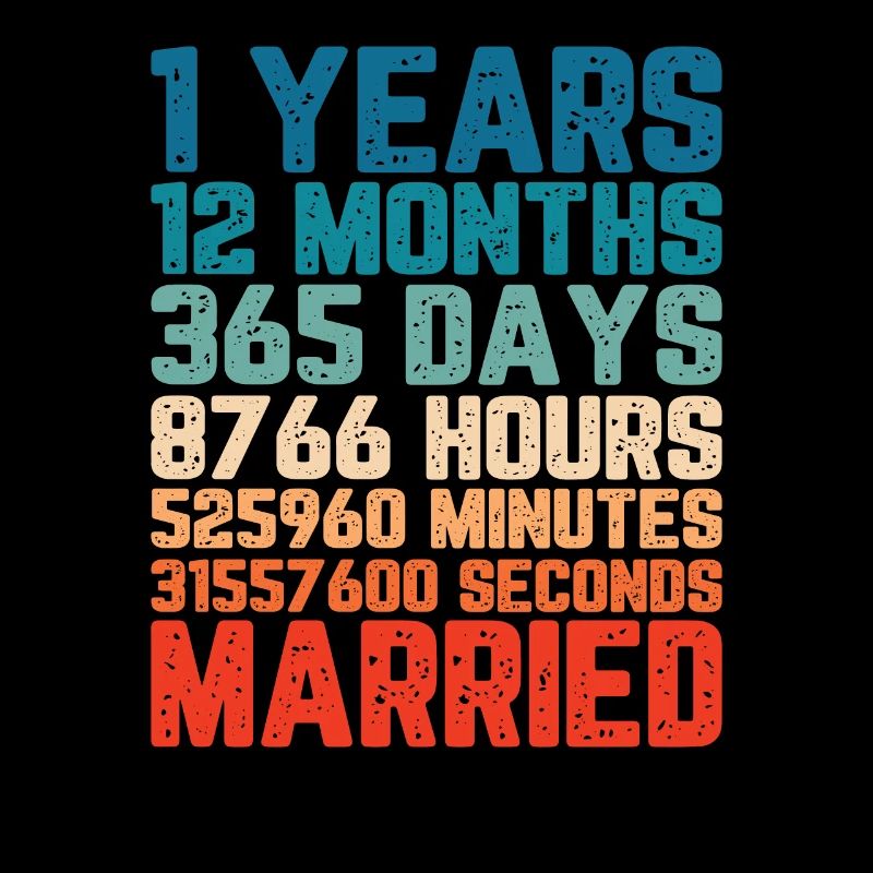 1 Jahr verheiratet Hochzeit Ehe Spruch Geschenk