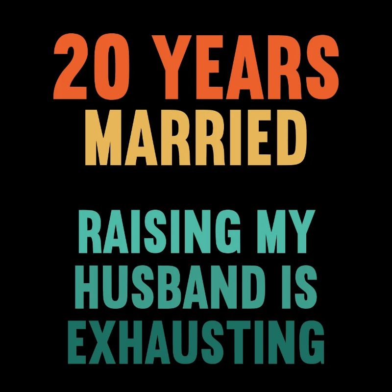 20 years married funny 20th wedding anniversary