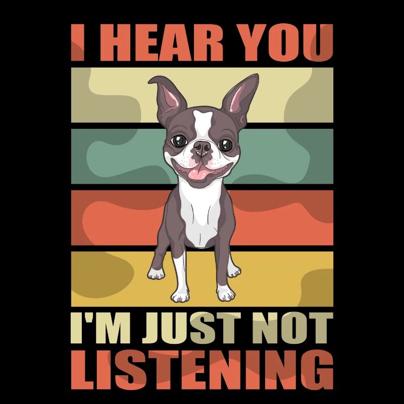 Boston Terrier Hunde | Hundebesitzer Geschenk