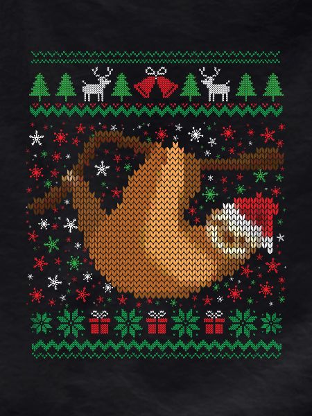 Ugly Christmas Sloth
