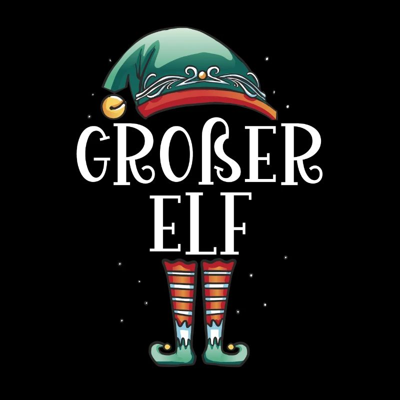 Weihnachten Partnerkostüm Großer Elf Elfe Elfen