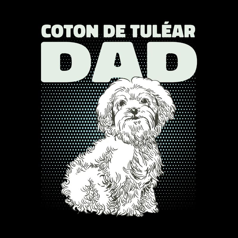 Coton de Tuléar Papa Chiens Chien Propriétaire Cadeau