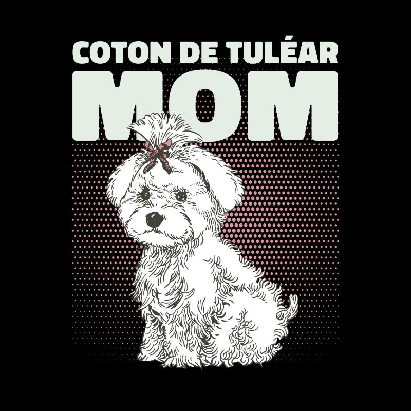 Coton de Tuléar Maman Chien Chien Propriétaire Cadeau
