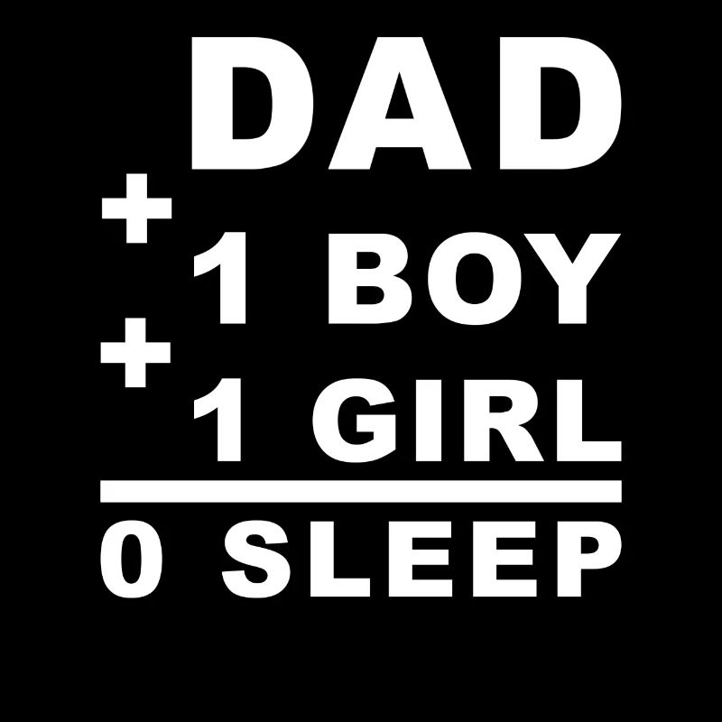 Papa ein Sohn eine Tochter kein Schlaf