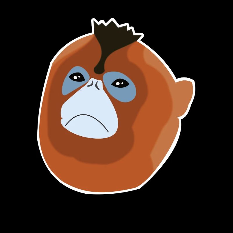 Espèce de singe singe à nez de souche