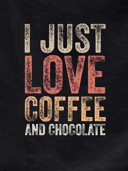 Chocolate and coffee