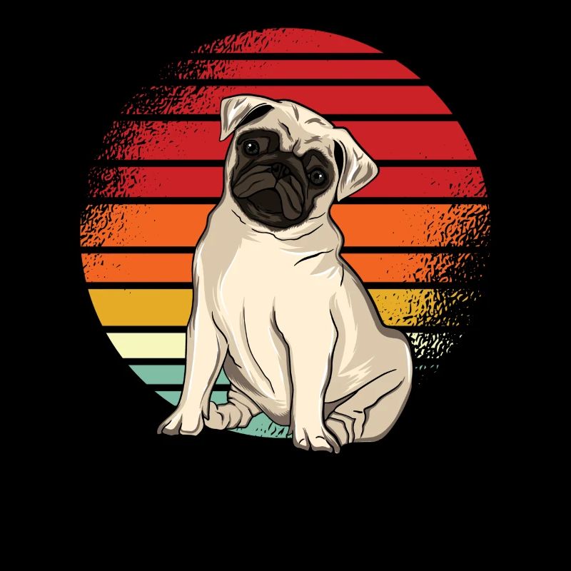 Mops Retro