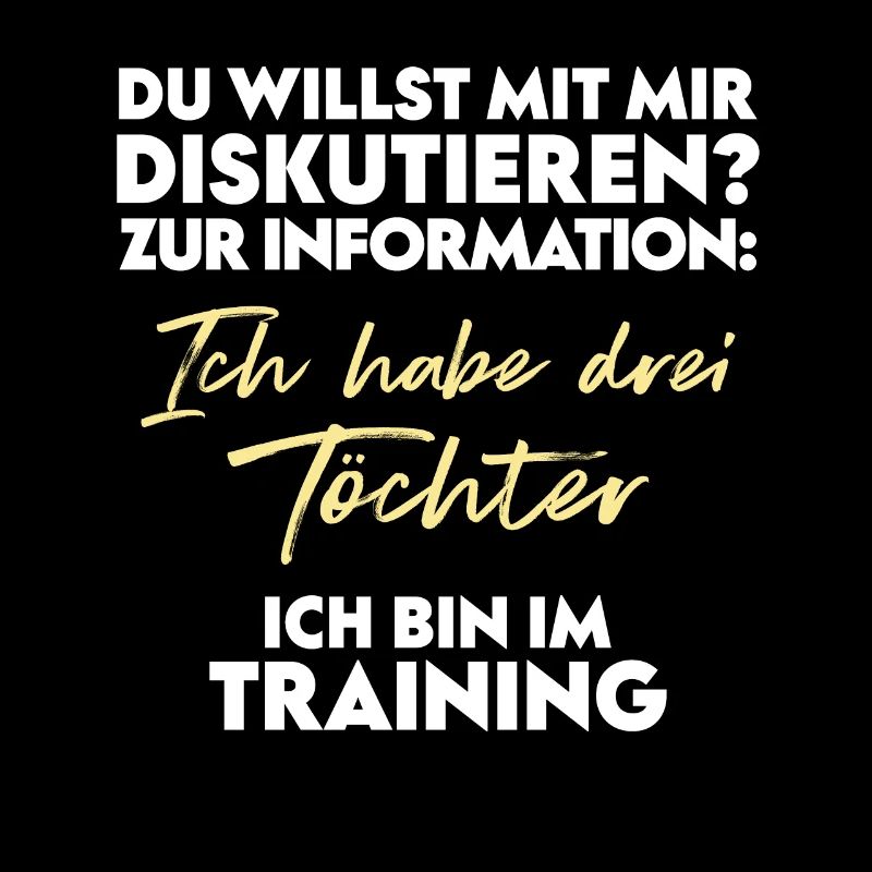 Du willst diskutieren? Vater und Töchter