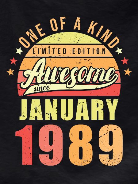 Birthday January 1989