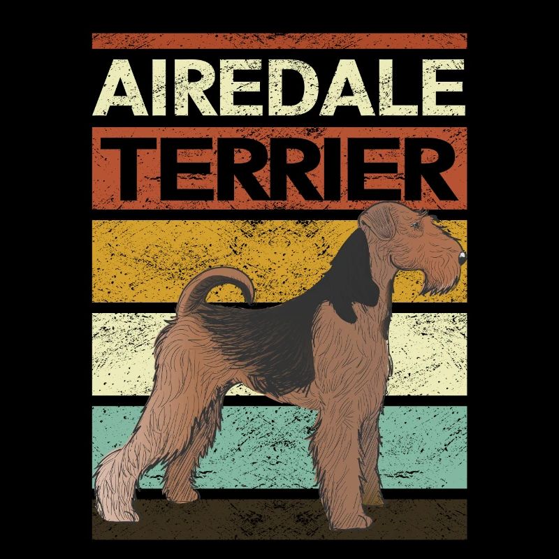 Airedale Terrier Hunde Hundebesitzer Geschenk