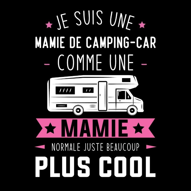 Une mamie de camping car comme une mamie normale