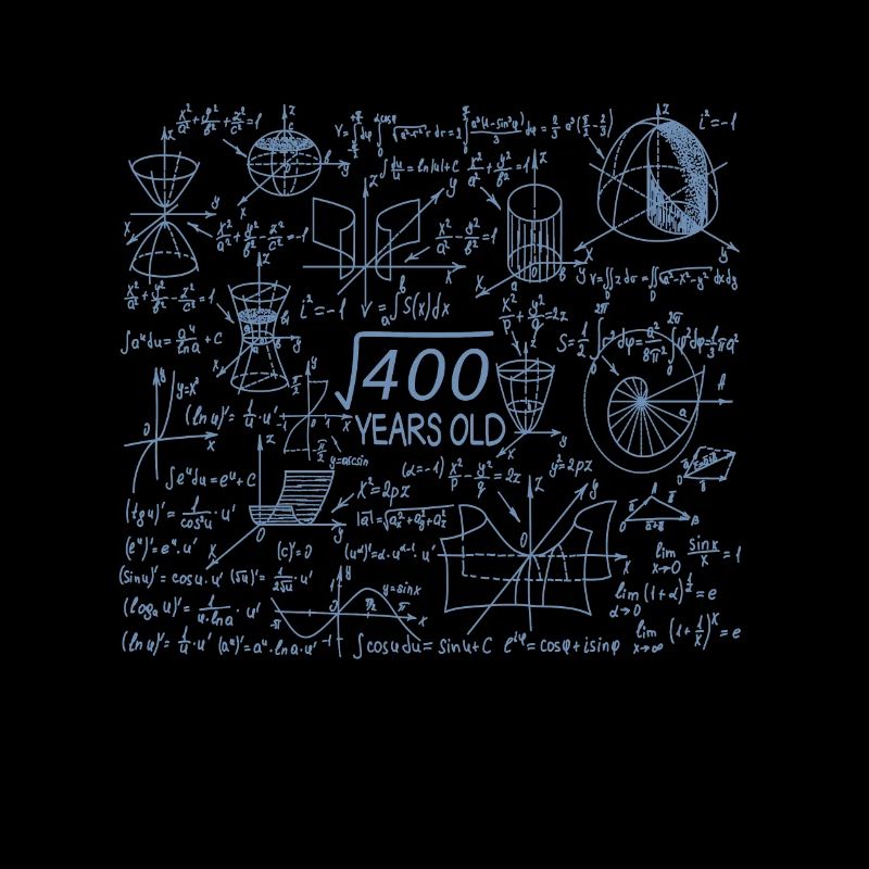 20 Racine d’anniversaire de 400 Math