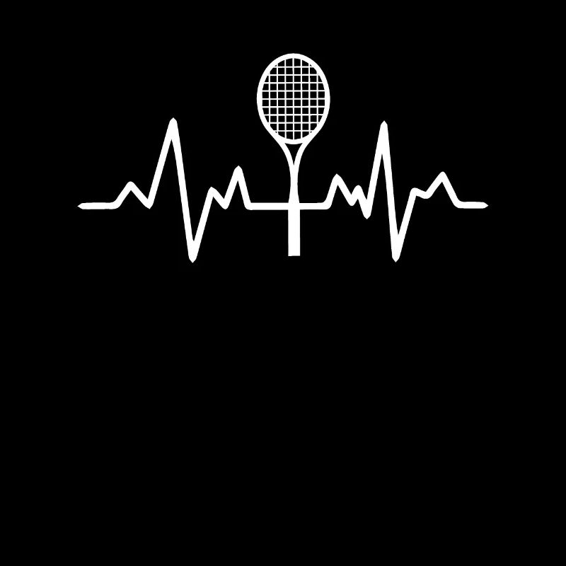 Heartbeat with tennis racket