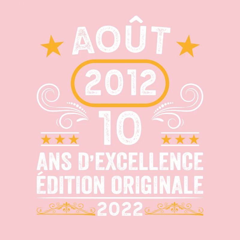 Millésime Août 2012 10 Ans Édition Originale