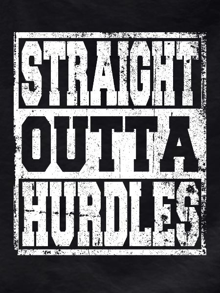 Hurdle running saying funny