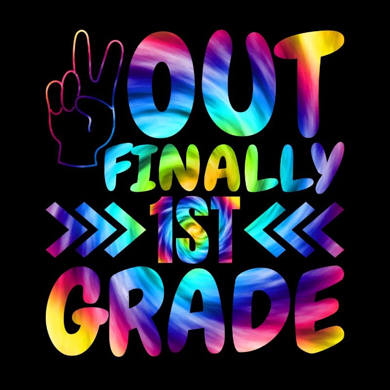 Peace Out Finally 1st grade elementary school students