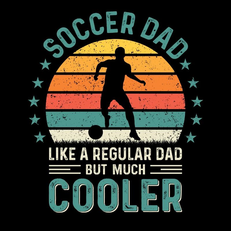 Football papa comme un papa normal seulement plus cool
