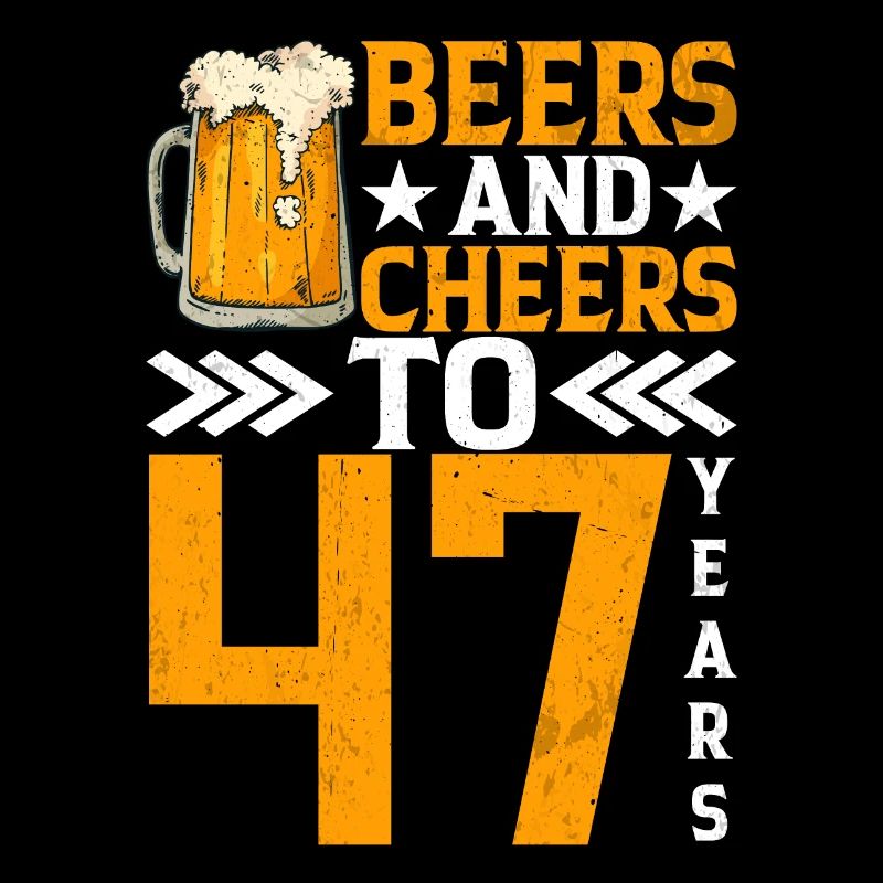 Acclamations et bière à 47 ans chope de bière mousseuse