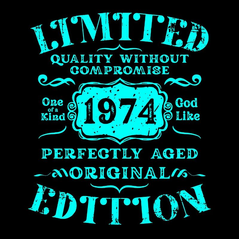 Geburtstag 1974 Limited Edition Geschenk Used Cool