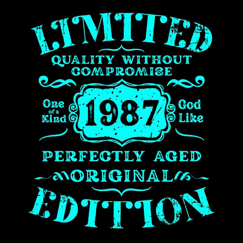 Geburtstag 1987 Limited Edition Geschenk Used Cool