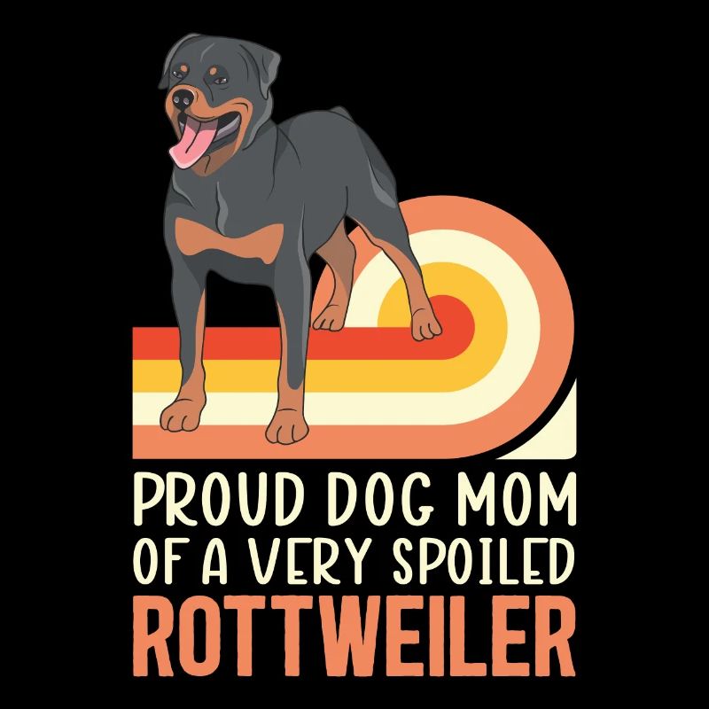 Rottweiler Maman | Cadeau de propriétaire de chien maîtresse