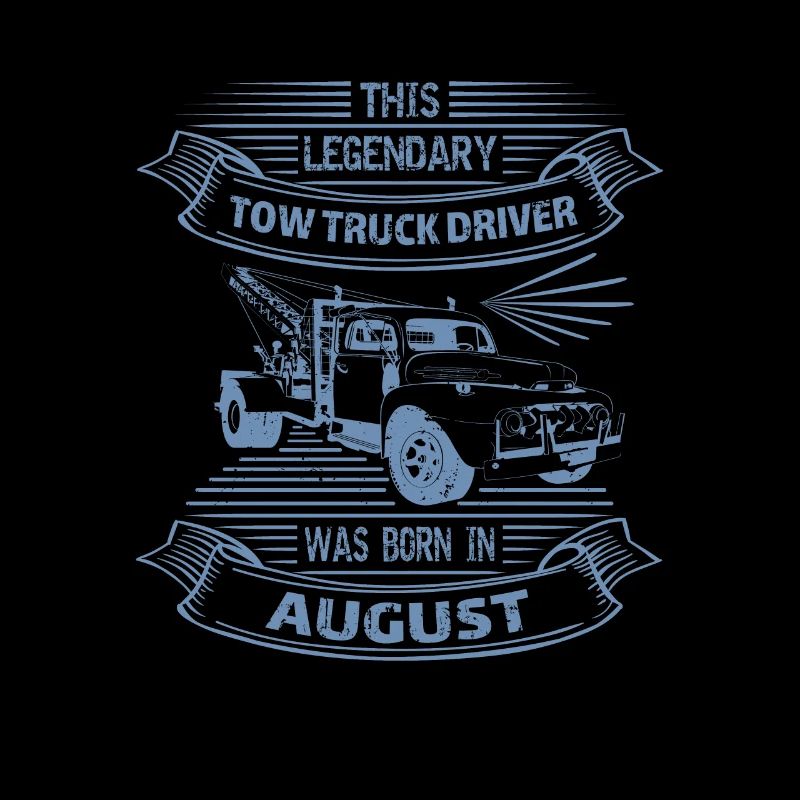 Abschlepper Abschleppwagenfahrer Geburtstag August