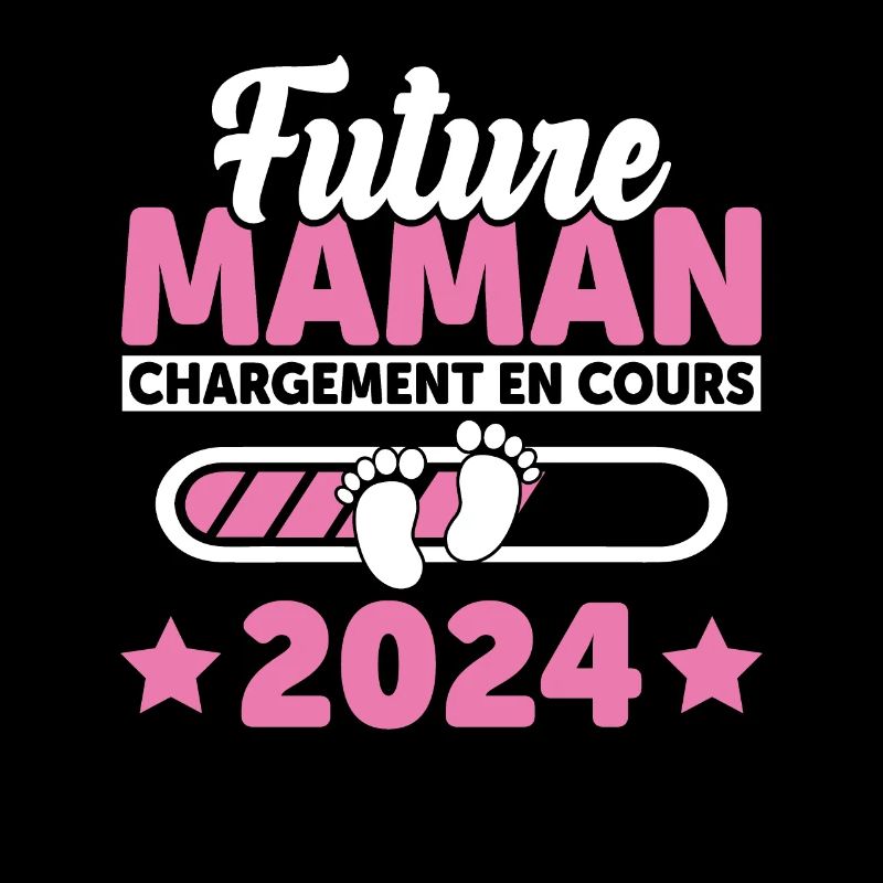 Future Maman 2024 Enceinte Idée Cadeau Amour Coeur