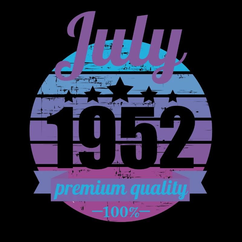Born July 1952 70 years 70s 70th birthday
