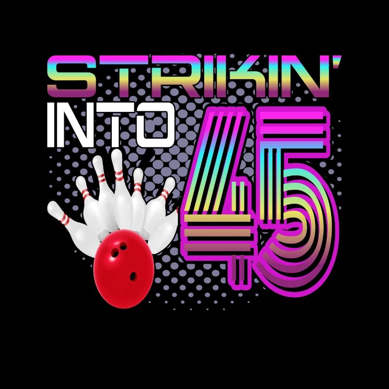 Frapper dans 45 Bowling Bowler 45e anniversaire