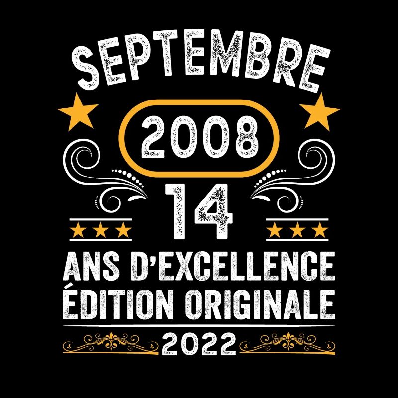 Septembre 2008 14 Ans Anniversaire Idée Cadeau