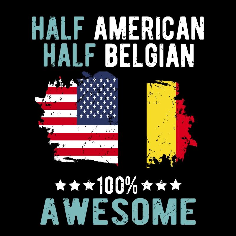 Half American Half Belgian