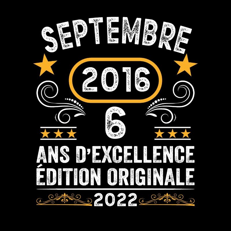 septembre 2016 6 ans