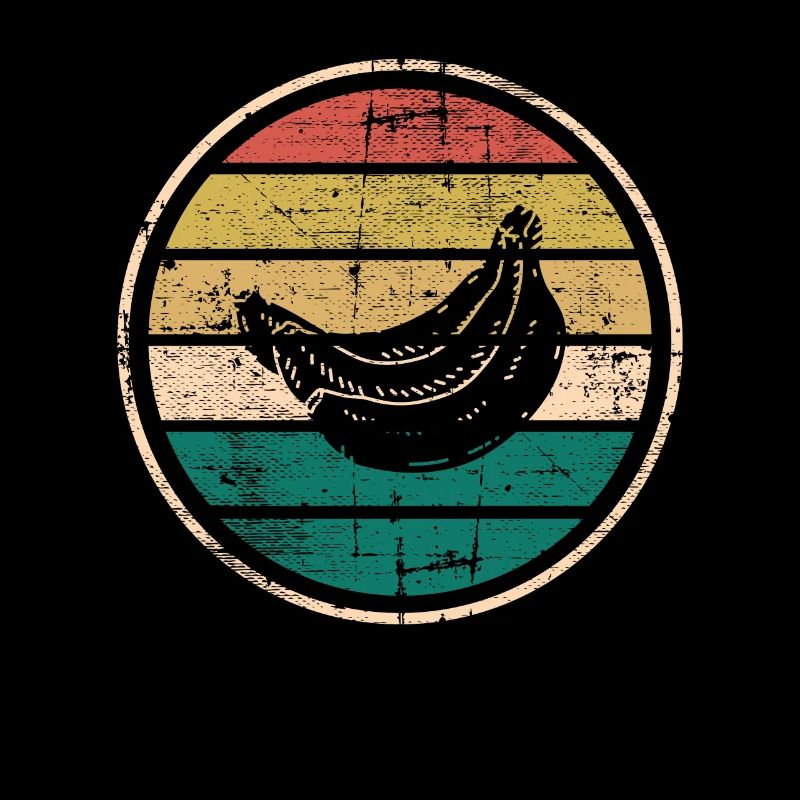 Banana Vegan Lover Retro Veggie Fruit Gift idea