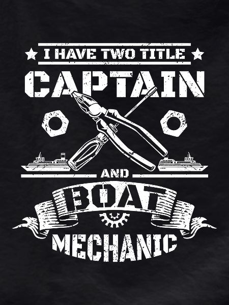 Captain and boat mechanic