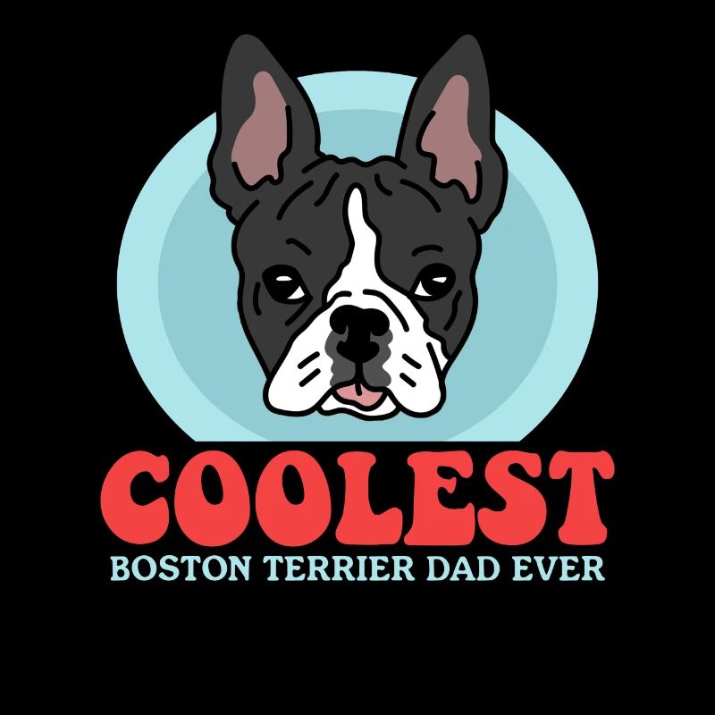 Boston Terrier Papa Bostie Chien Propriétaire Cadeau