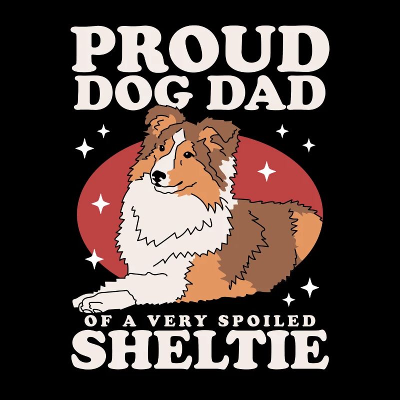 Sheltie Dad Shetland Sheepdog Hunde Geschenk